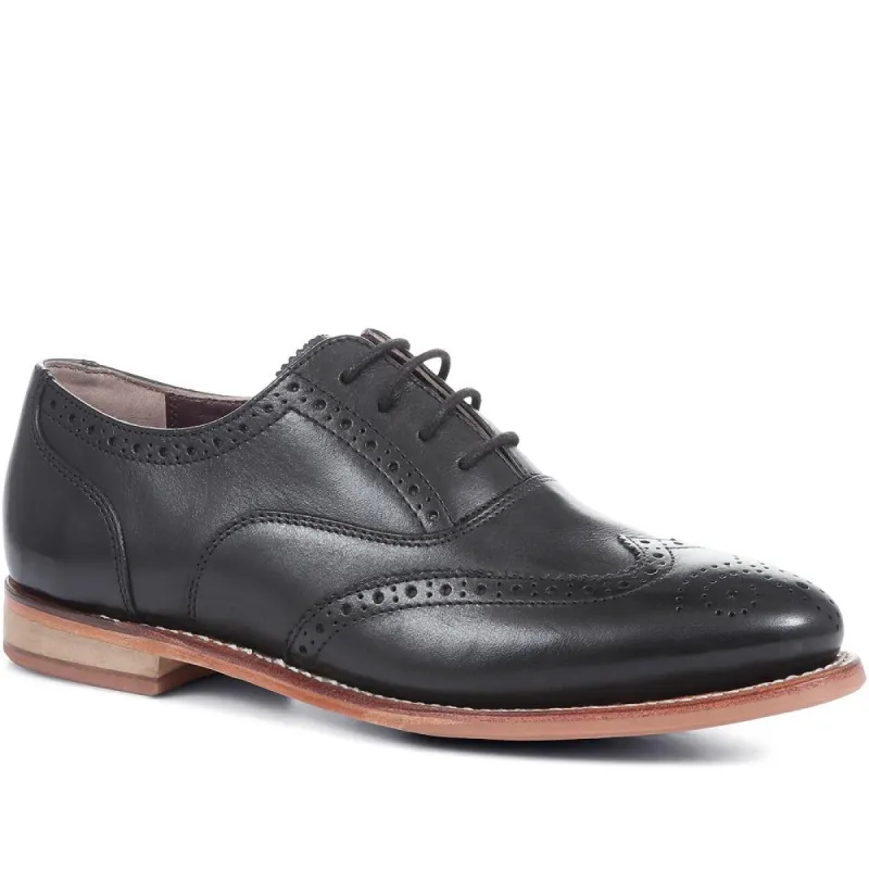 Kassandra Goodyear Welted Leather Brogues - KASSANDRA / 322 781 sold by Jones Bootmaker