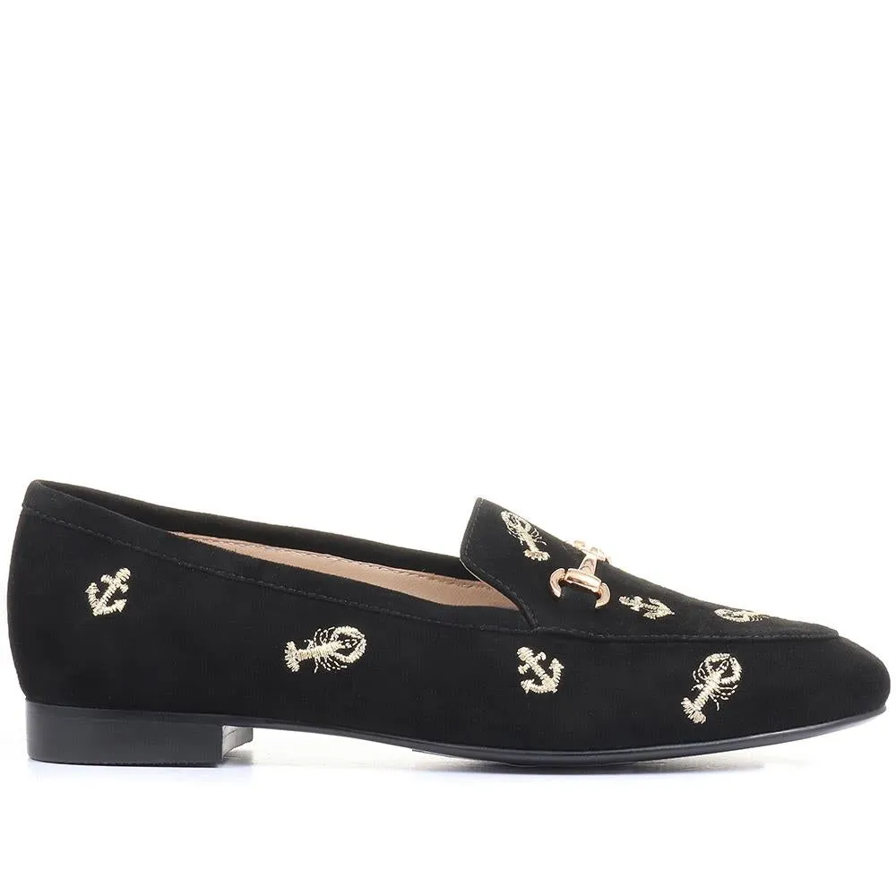 St Tropez Embroidered Lobster Loafers - STTROPEZ / 320 174 sold by Jones Bootmaker product image thumbnail 4