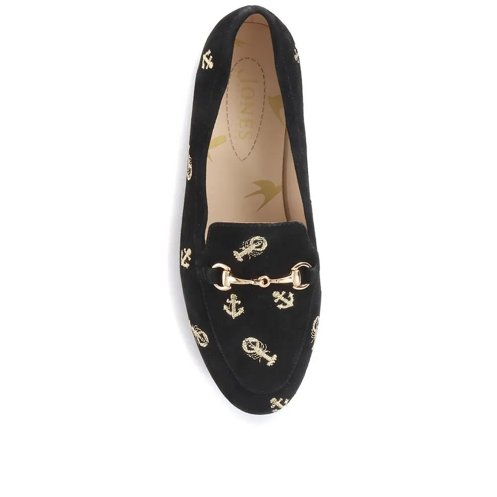 St Tropez Embroidered Lobster Loafers - STTROPEZ / 320 174 sold by Jones Bootmaker