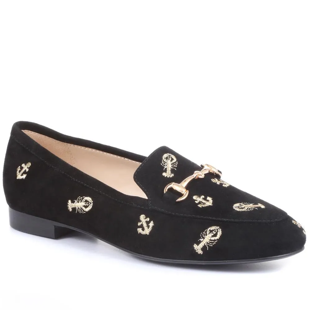 St Tropez Embroidered Lobster Loafers - STTROPEZ / 320 174 sold by Jones Bootmaker product image thumbnail 3