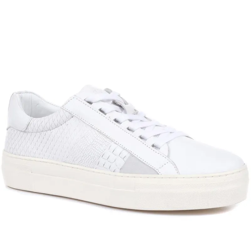 Aliyah Leather Trainers - ALIYAH / 322 120 sold by Jones Bootmaker