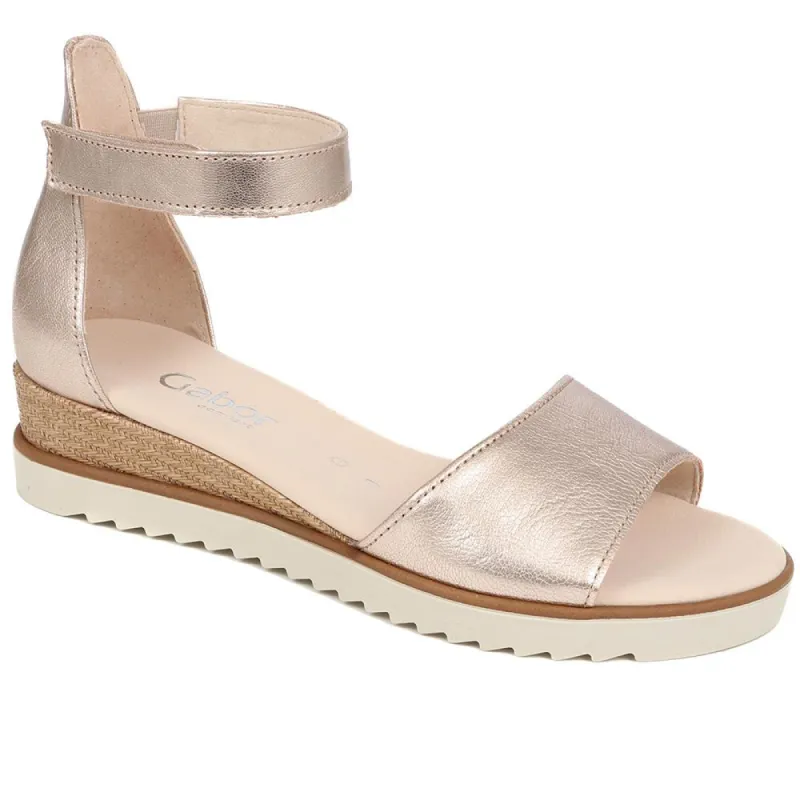 Leather Wedge Sandals  - GAB39504 / 325 077 sold by Jones Bootmaker