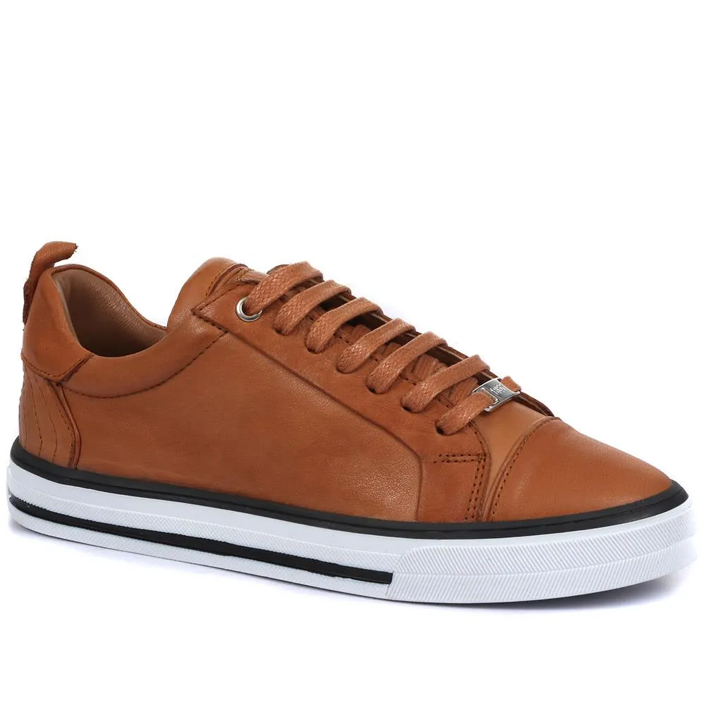Bridget Leather Lace-Up Trainers - BRIDGET / 319 621 sold by Jones Bootmaker product image thumbnail 3