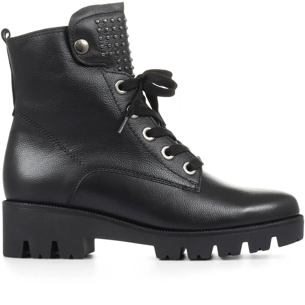 Wide Fit Leather Biker Boots - GAB32527 / 319 156 sold by Jones Bootmaker product image thumbnail 3