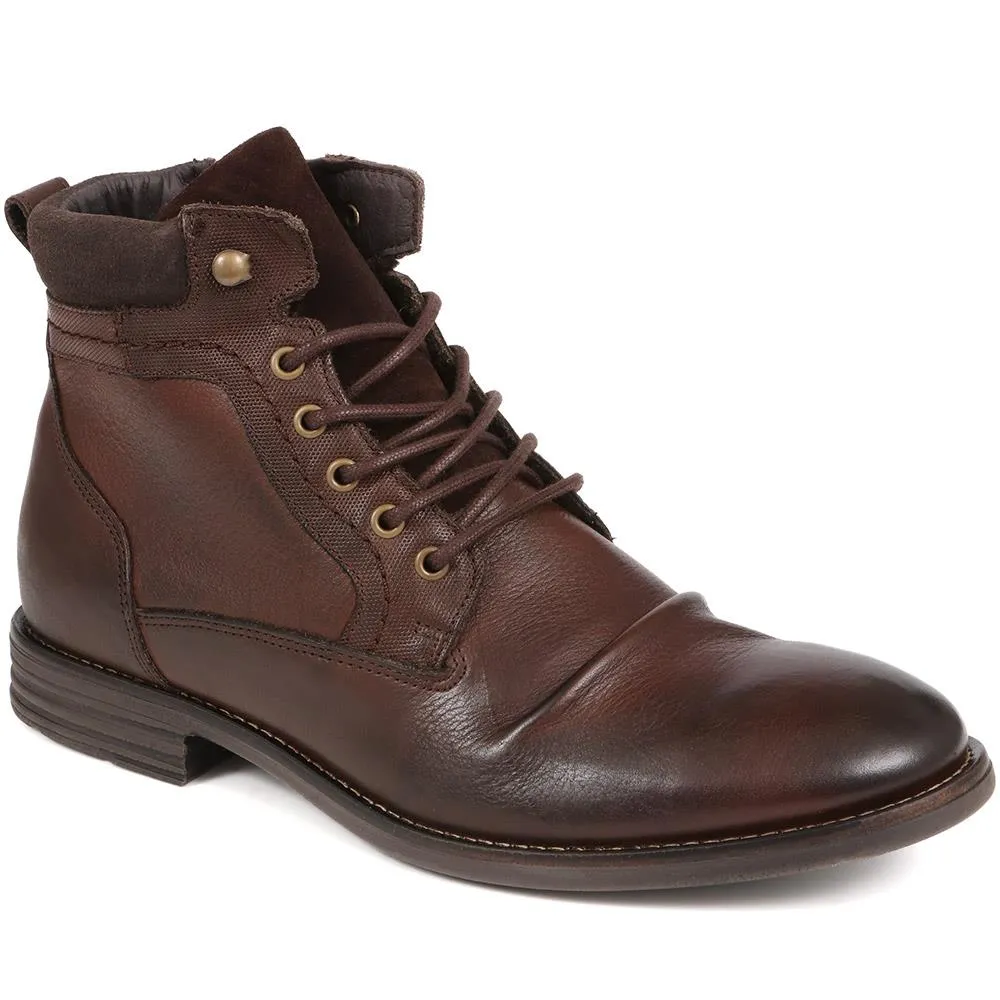 Docklands Leather Lace-Up Boots - DOCKLANDS / 321 008 sold by Jones Bootmaker