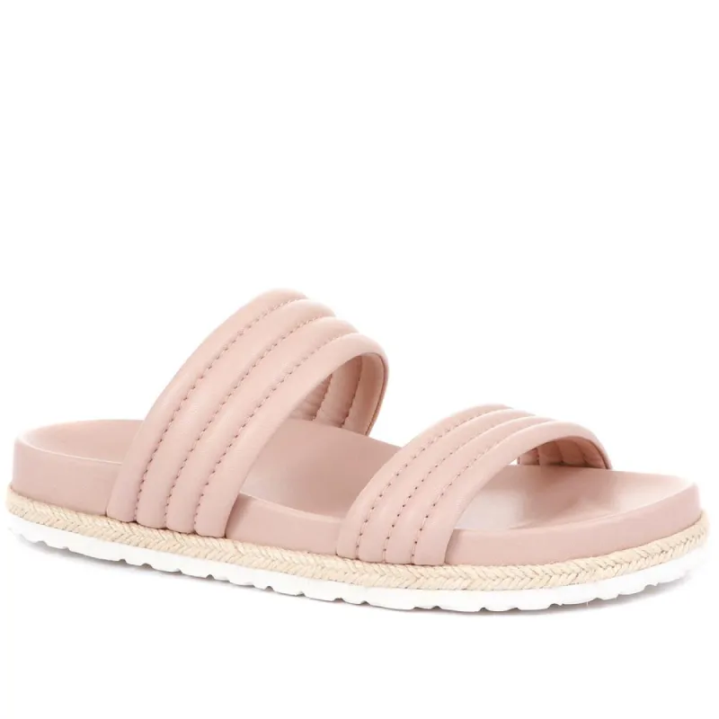 Lenora Leather Mule Sandals - LENORA / 321 573 sold by Jones Bootmaker