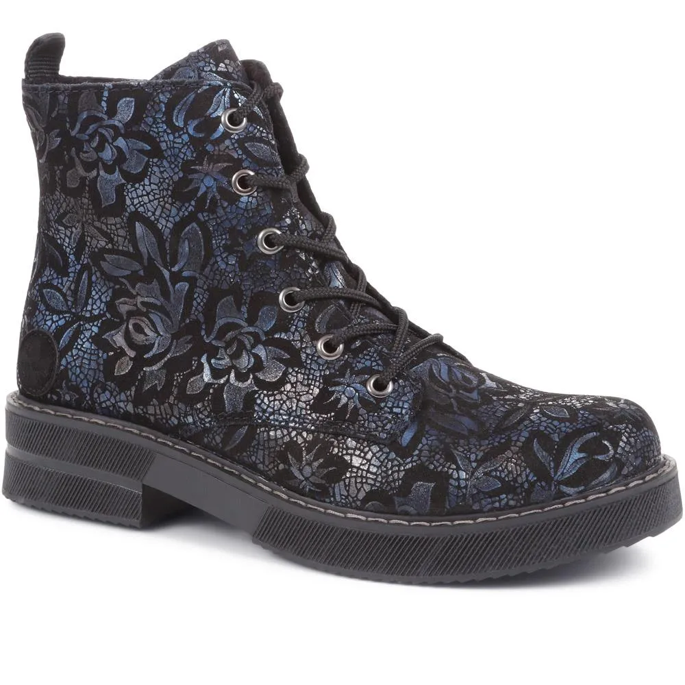 Floral Lace Up Boots - RKR34512 / 320 674 sold by Jones Bootmaker product image thumbnail 2
