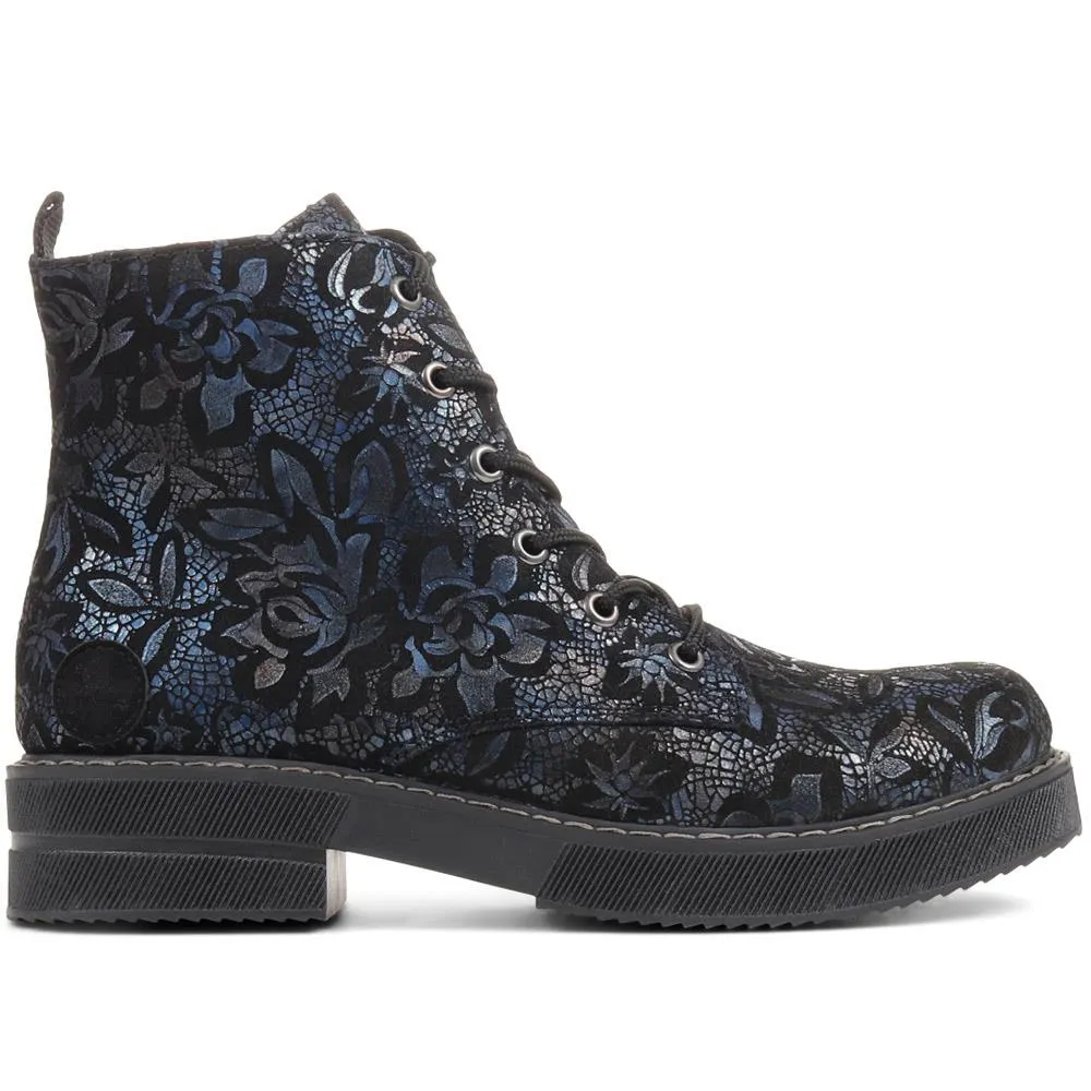 Floral Lace Up Boots - RKR34512 / 320 674 sold by Jones Bootmaker product image thumbnail 3