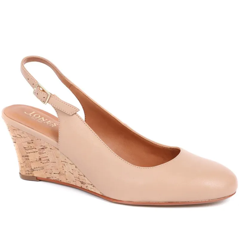 Zahra Leather Wedges - ZAHRA / 323 567 sold by Jones Bootmaker