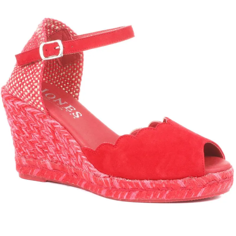 Alejandra Espadrille Wedge Sandals - ALEJANDRA / 322 055 sold by Jones Bootmaker
