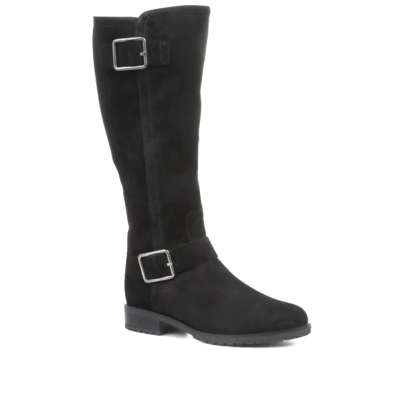Wide Fit Leather Knee High Boots - GAB32518 / 319 154 sold by Jones Bootmaker