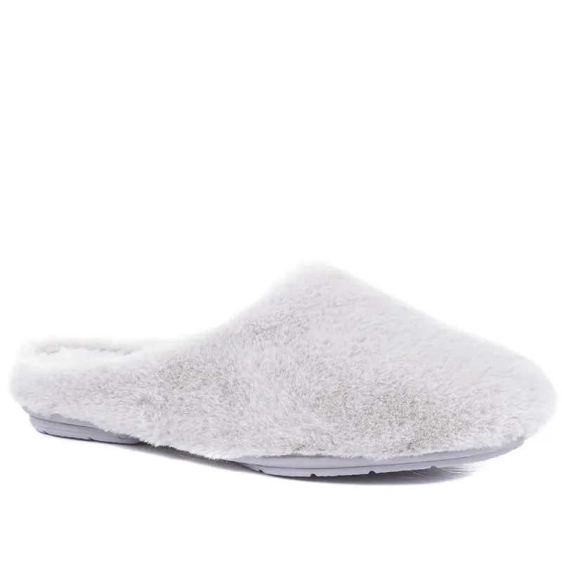 Camile Faux-Fur Mule Slippers - CAMILE / 321 821 sold by Jones Bootmaker