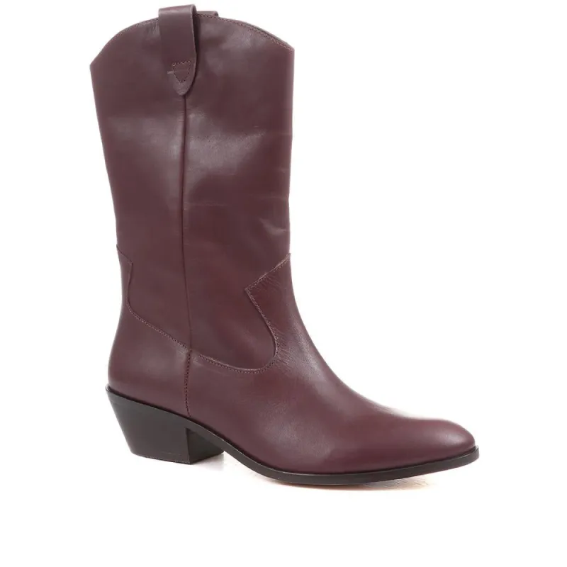 Lala Leather Western Boots - LALA / 322 779 sold by Jones Bootmaker