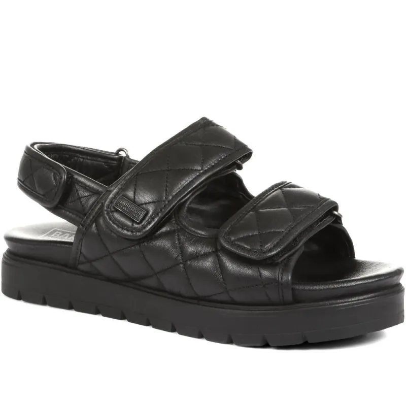 Paris Leather Platform Sandals - BARBR35512 / 321 401 sold by Jones Bootmaker