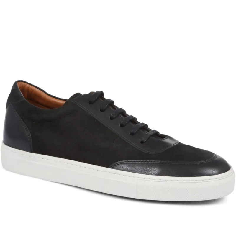 Sterling Leather Lace Up Trainers - STERLING / 320 954 sold by Jones Bootmaker