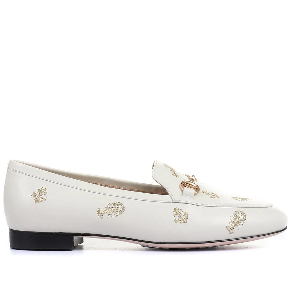 St Tropez Embroidered Lobster Loafers - STTROPEZ / 320 174 sold by Jones Bootmaker product image thumbnail 3