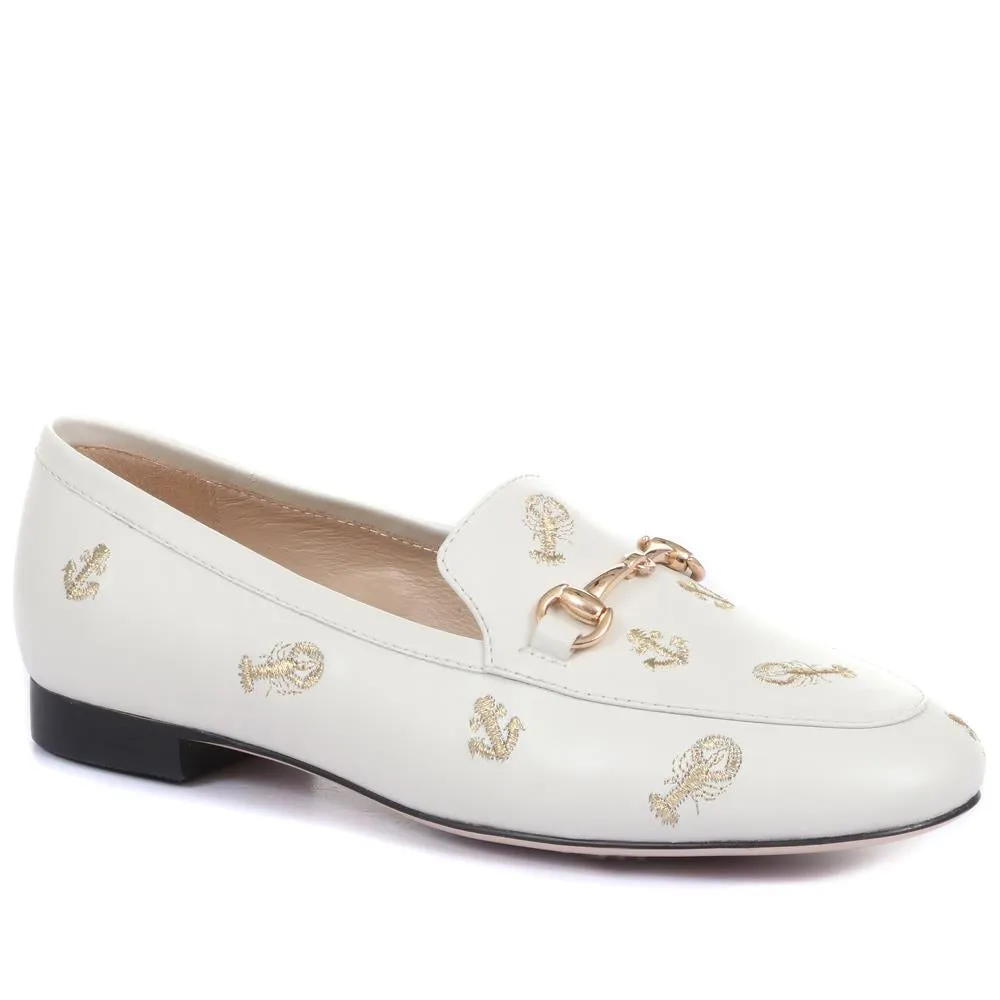 St Tropez Embroidered Lobster Loafers - STTROPEZ / 320 174 sold by Jones Bootmaker
