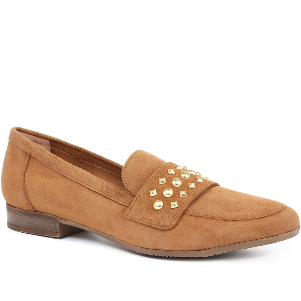 Adriana Embellished Leather Loafers - ADRIANA / 318 328 sold by Jones Bootmaker