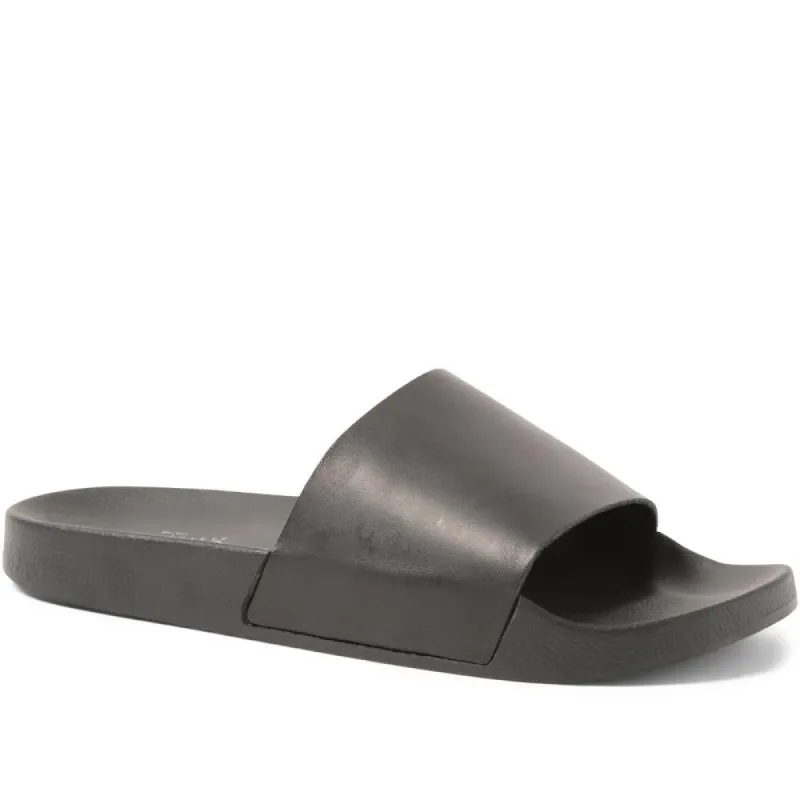 Leather Sliders - WINDERMERE / 323 929 sold by Jones Bootmaker