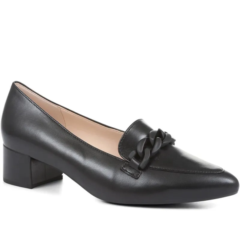 Hoolie Heeled Leather Loafers - GAB36503 / 322 695 sold by Jones Bootmaker