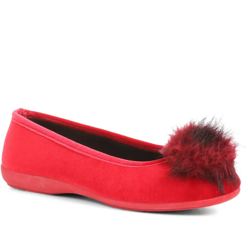 Erika Pom Pom Slippers - ERIKA / 322 776 sold by Jones Bootmaker