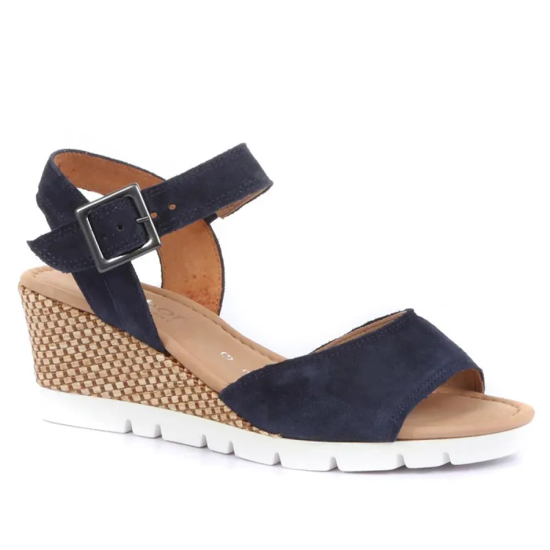 Nieve Two Strap Wedge Sandals - GAB31516 / 317 910 sold by Jones Bootmaker