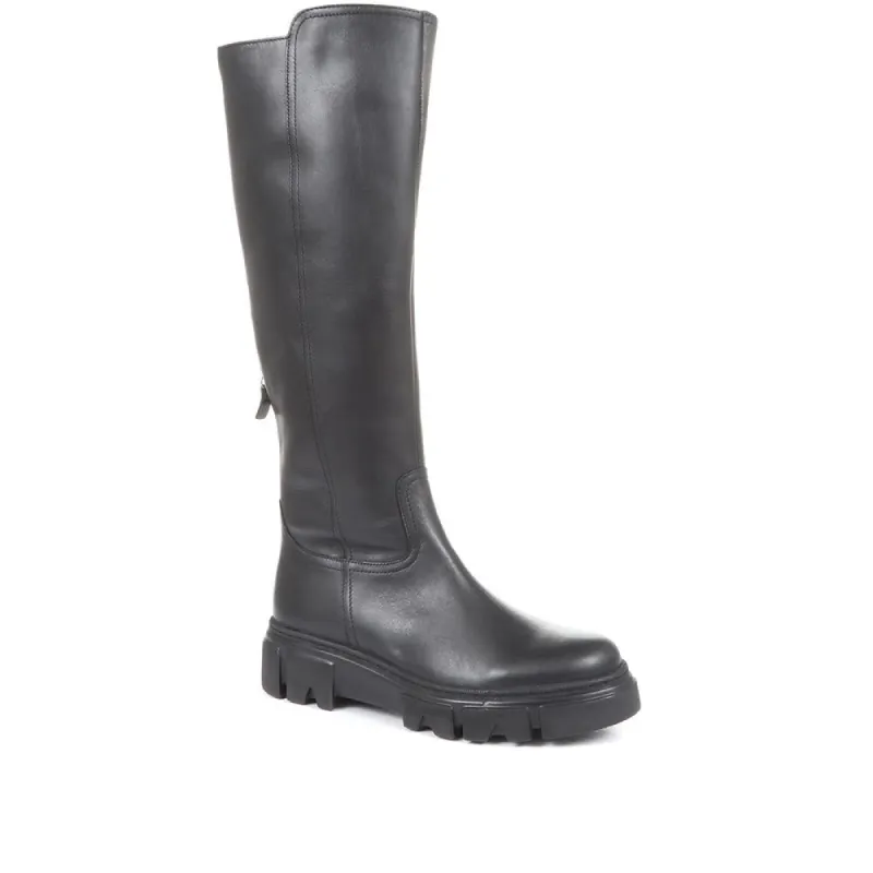 Juan Leather Knee High Boots - GAB34521 / 321 164 sold by Jones Bootmaker