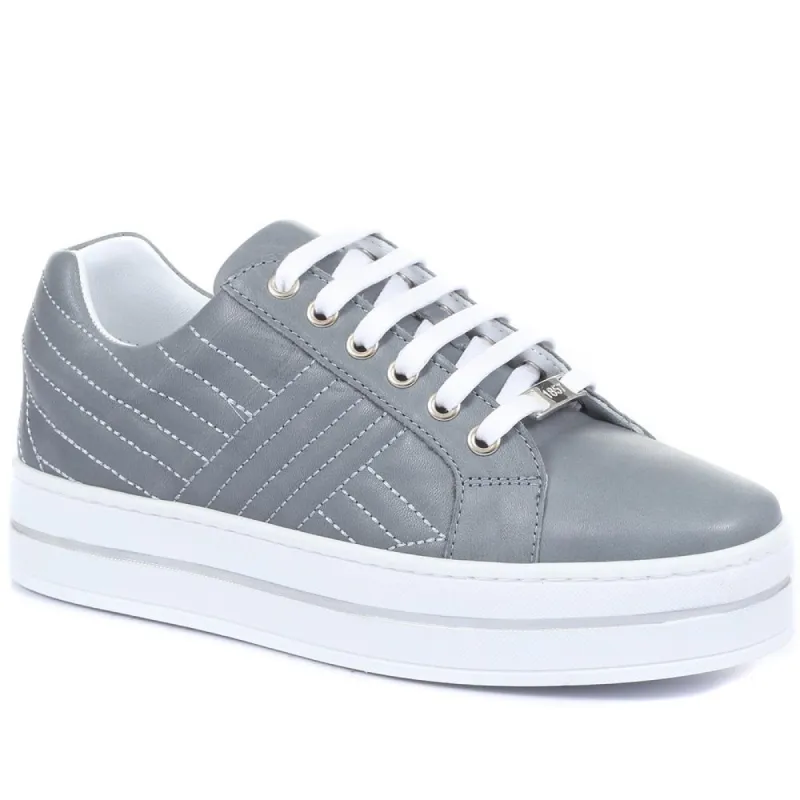 Amira Leather Platform Trainers - AMIRA / 318 440 sold by Jones Bootmaker