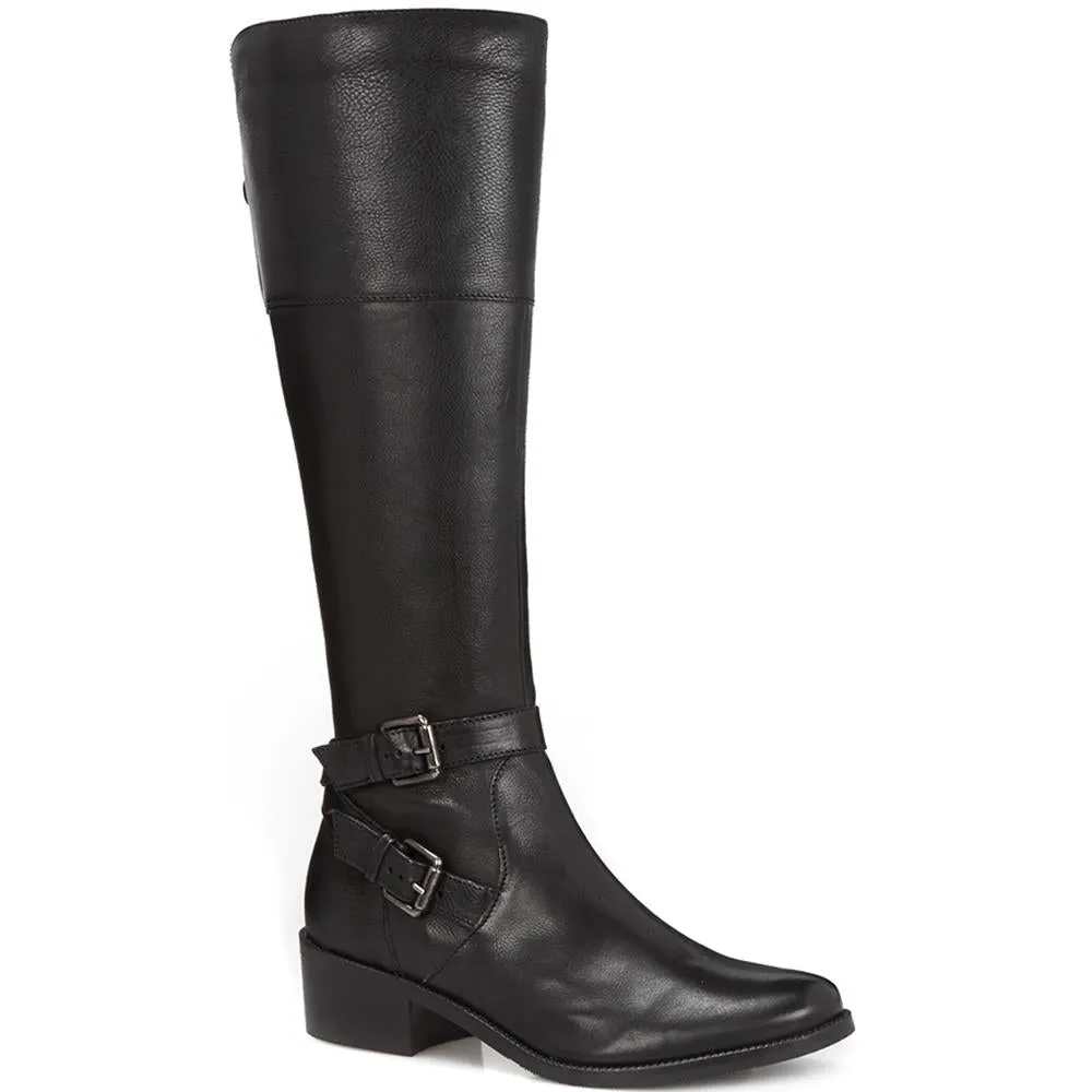 Slim Fit Leather Knee High Boot - CARM28508 / 313 433 sold by Jones Bootmaker