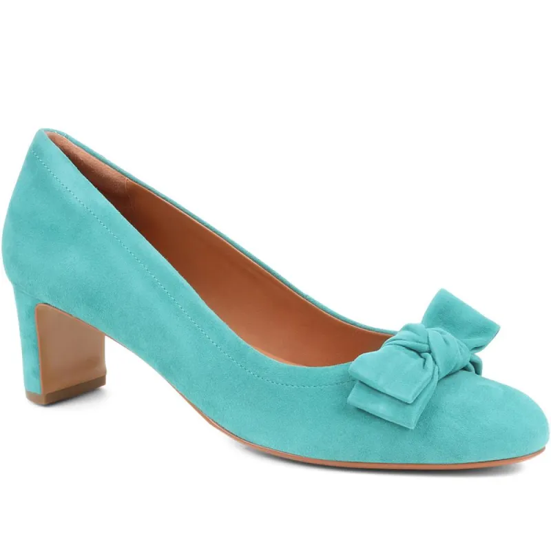 Zelda Bow Detail Court Shoes - ZELDA / 323 596 sold by Jones Bootmaker