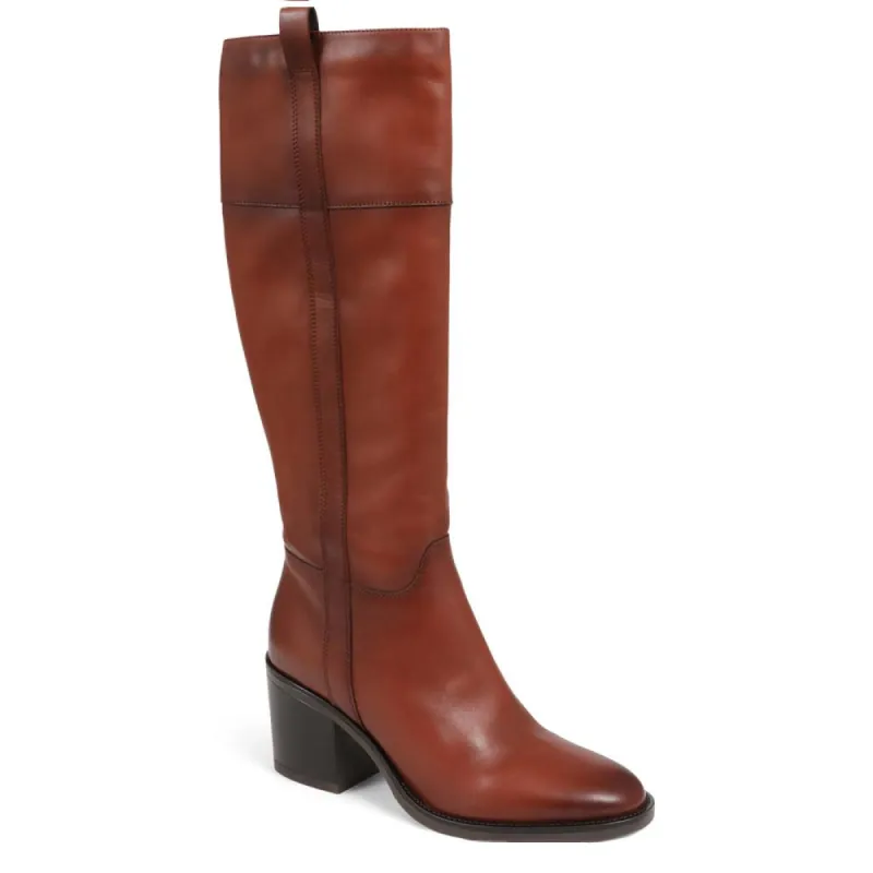CARMINE Leather Knee High Boots - CARMINE / 324 307 sold by Jones Bootmaker
