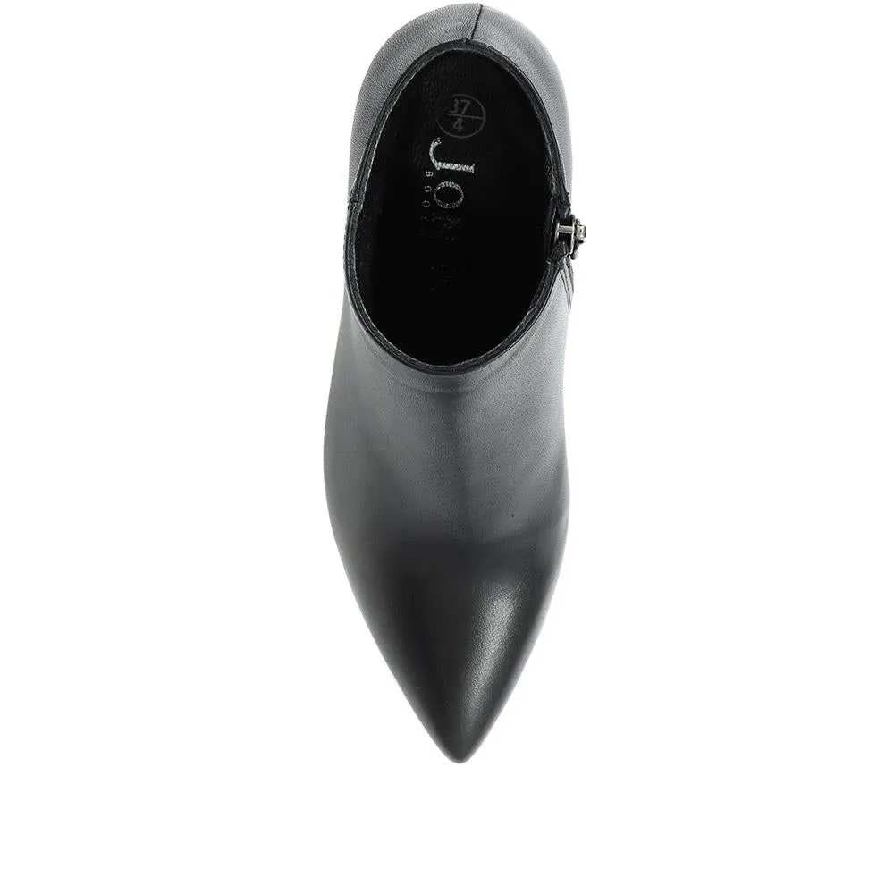 Heeled Leather Ankle Boots - LENZI30503 / 317 862 sold by Jones Bootmaker product image thumbnail 5