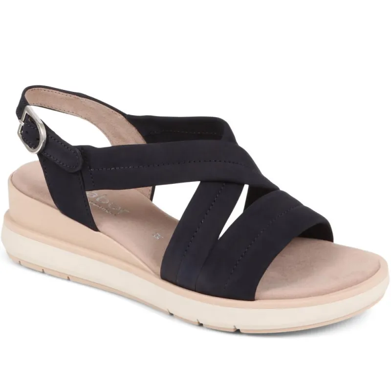 Nutmeg Wedge Sandals - GAB37509 / 323 504 sold by Jones Bootmaker