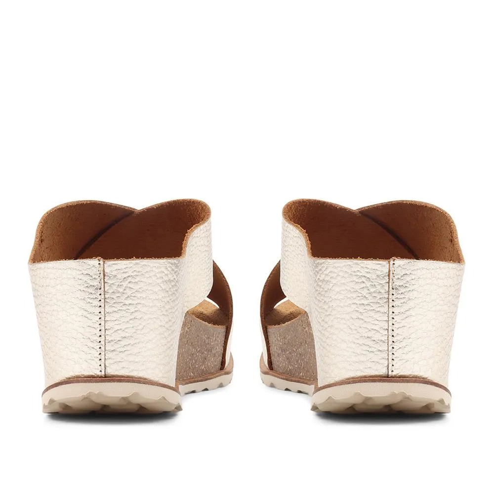 Tansy Leather Wedge Mule Sandals - TANSY / 323 675 sold by Jones Bootmaker product image thumbnail 4