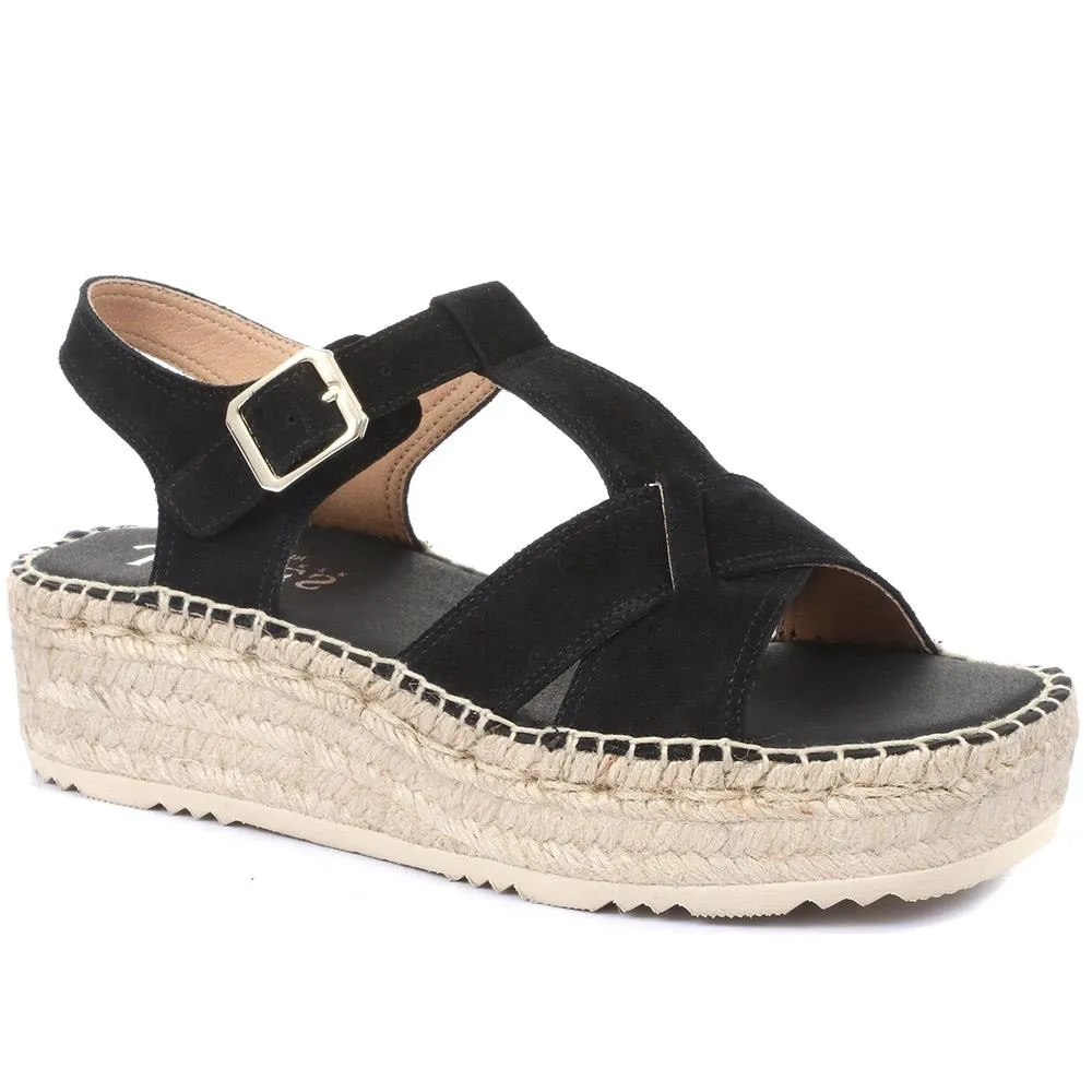 Adrienne Suede Espadrille Sandals - ADRIENNE / 320 167 sold by Jones Bootmaker