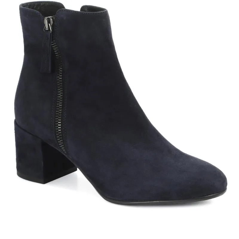 Heeled Suede Ankle Boot - CARM30513 / 316 587 sold by Jones Bootmaker