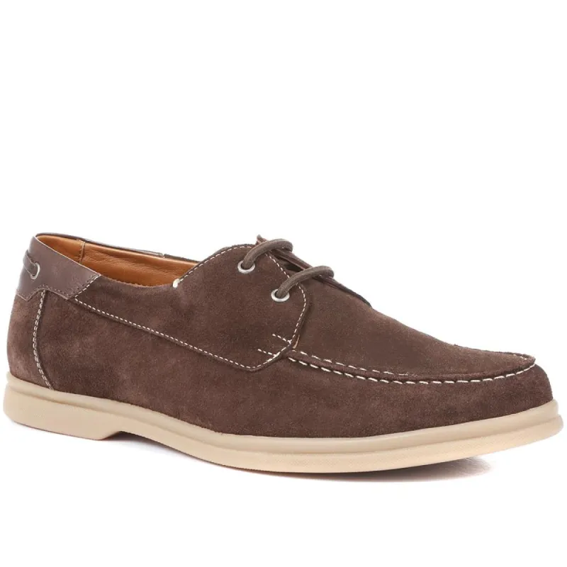 Quay Suede Leather Boat Shoes - QUAY / 321 688 sold by Jones Bootmaker