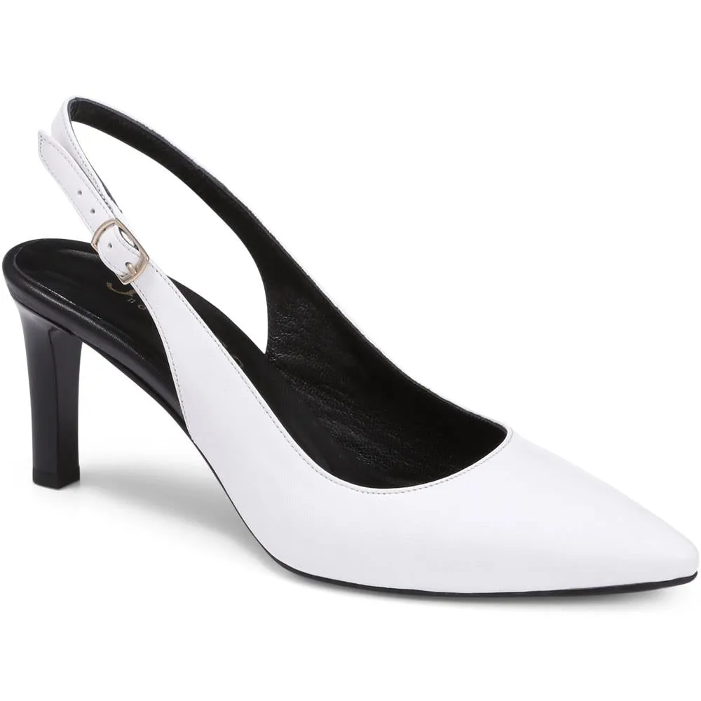 Leather Slingback Heels - BARGE29504 / 315 849 sold by Jones Bootmaker