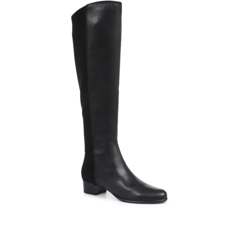 Brescia Leather Knee Boots - BRESCIA / 318 958 sold by Jones Bootmaker