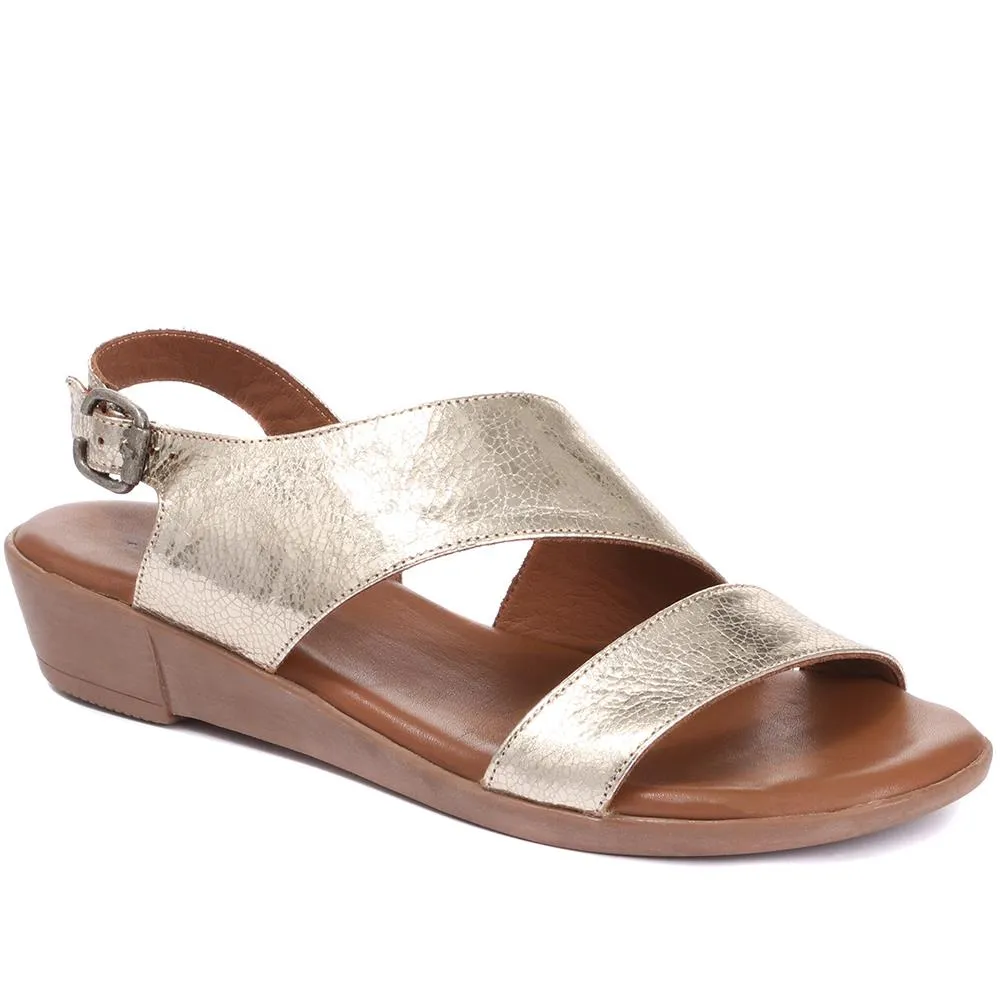 Metallic Sling-Back Sandal - ETHEM27503 / 313 492 sold by Jones Bootmaker