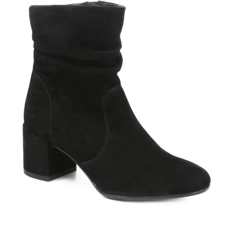 Berlin Suede Slouch Ankle Boot - CARM30517 / 316 589 sold by Jones Bootmaker