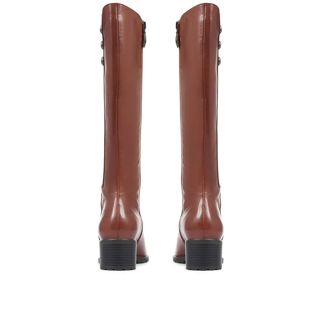 Grantley Leather Knee High Boots - SINO32514 / 319 176 sold by Jones Bootmaker product image thumbnail 4