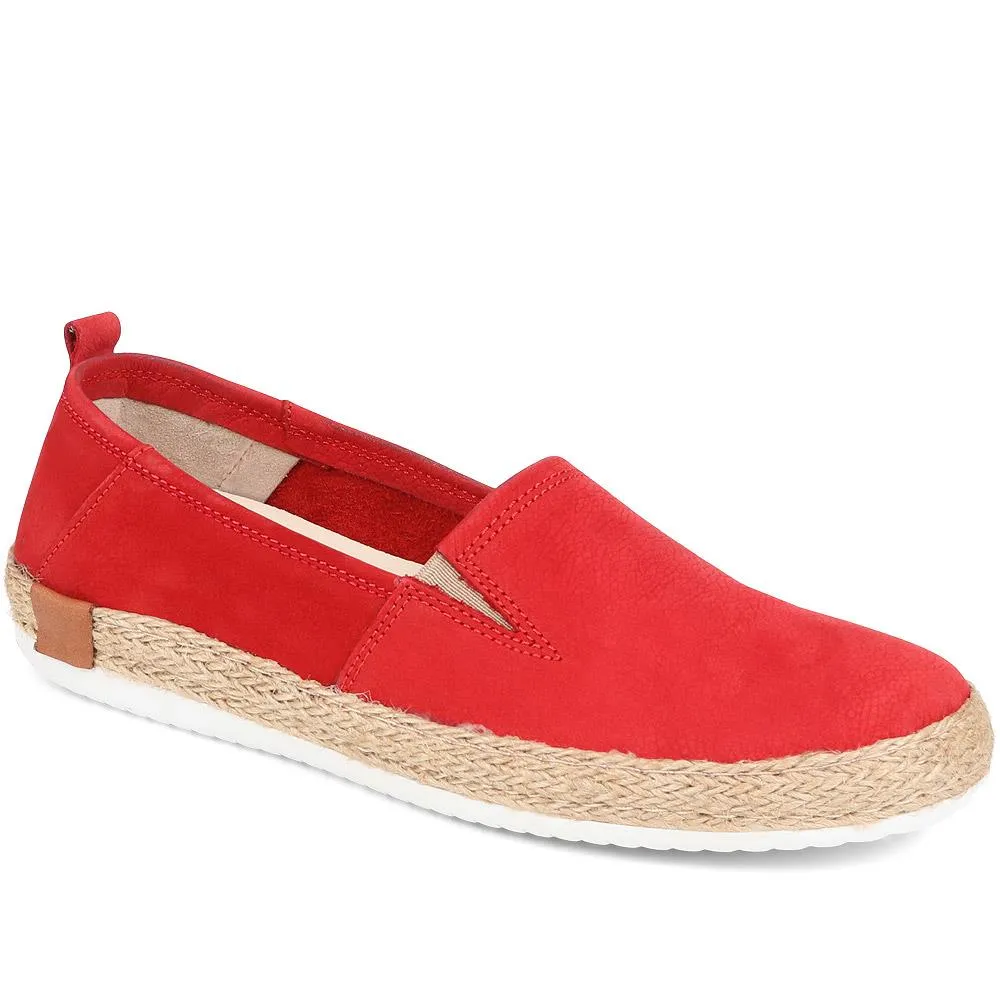 Milan Leather Espadrille Flats - MILAN / 320 085 sold by Jones Bootmaker product image thumbnail 3