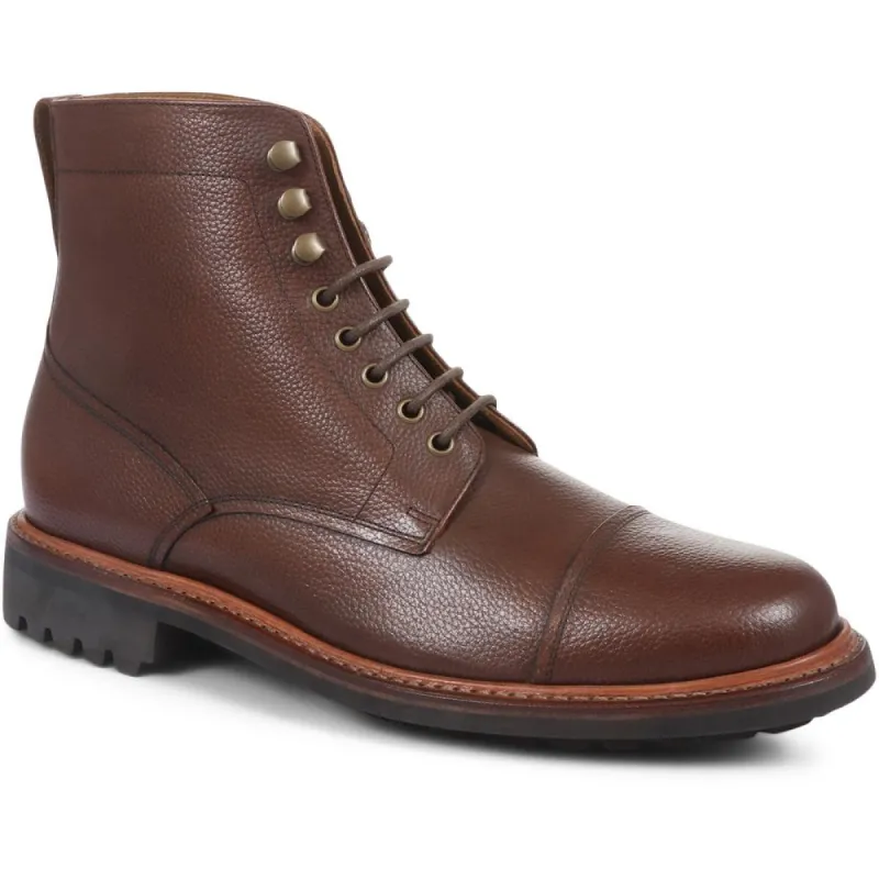 Barking Goodyear Welted Leather Ankle Boots - BARKING / 320 739 made by Jones Bootmaker