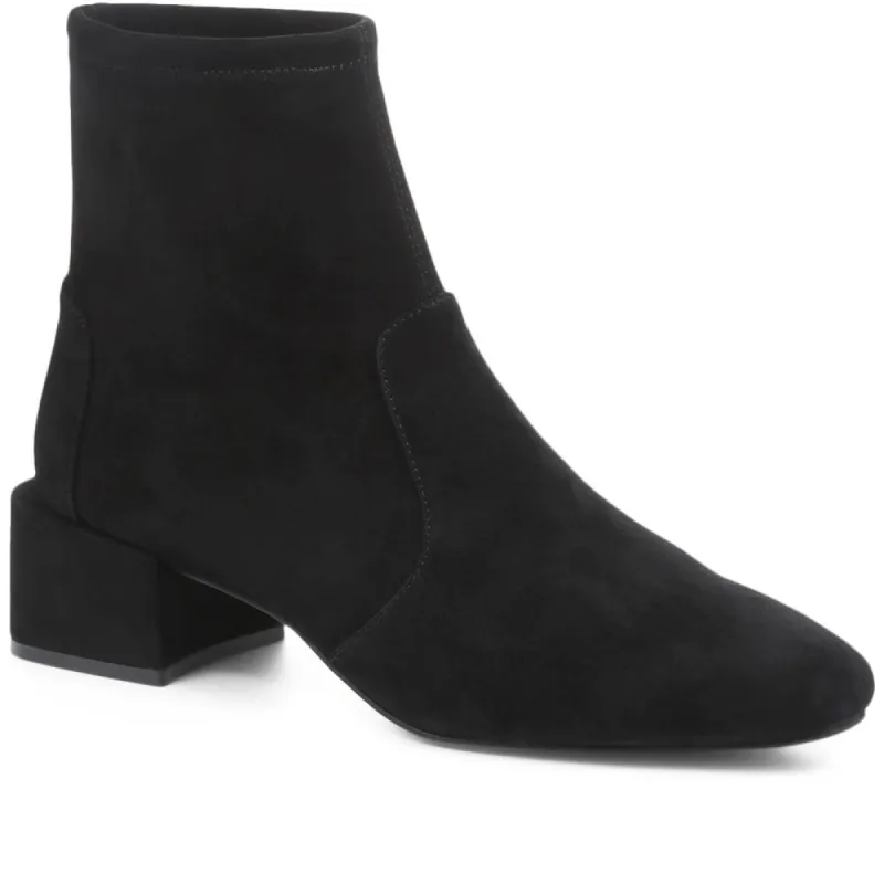 Eadie Suede Ankle Sock Boot - EADIE / 318 105 sold by Jones Bootmaker