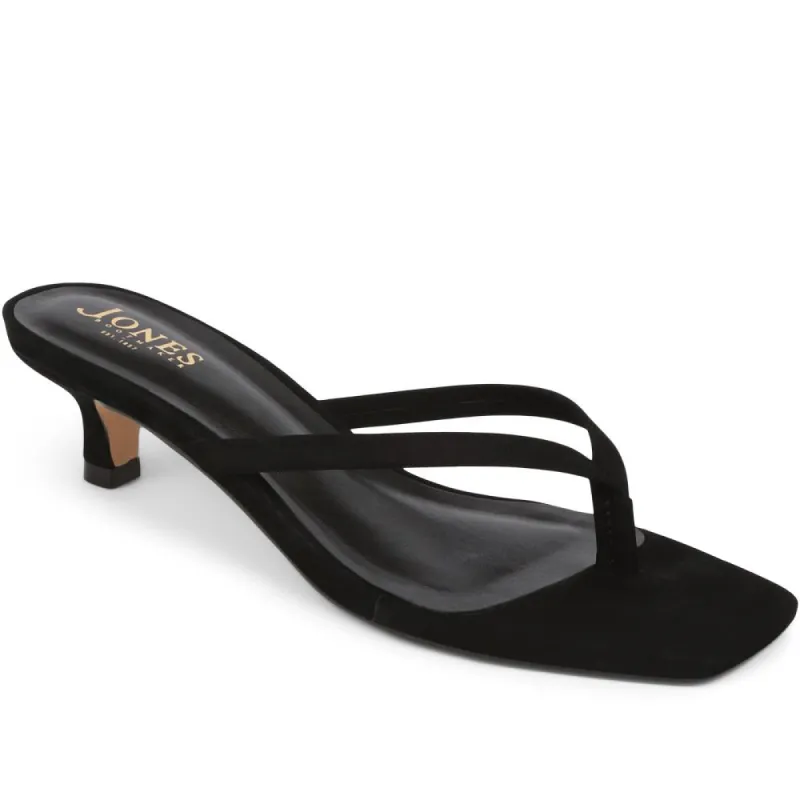 Haze Leather Heeled Sandals  - HAZE / 325 222 sold by Jones Bootmaker