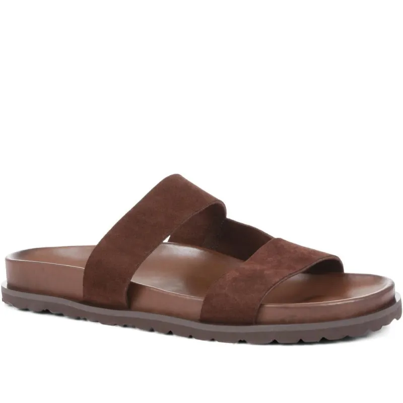 Warwick Slip-On Leather Sliders - WARWICK / 322 194 sold by Jones Bootmaker