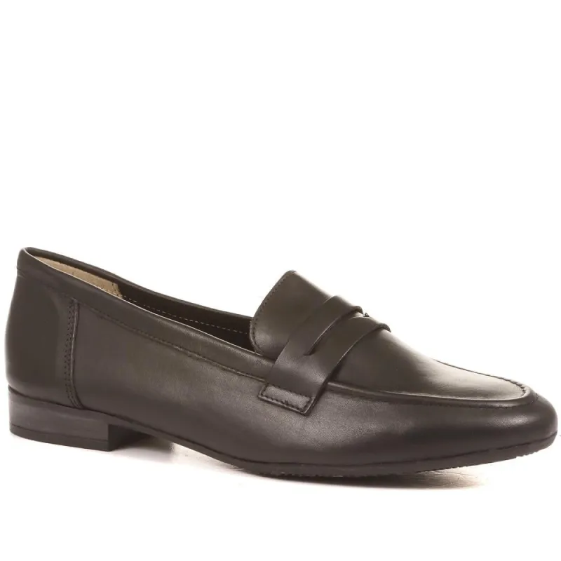 Carmela Leather Penny Loafers - CARMELA / 321 988 sold by Jones Bootmaker