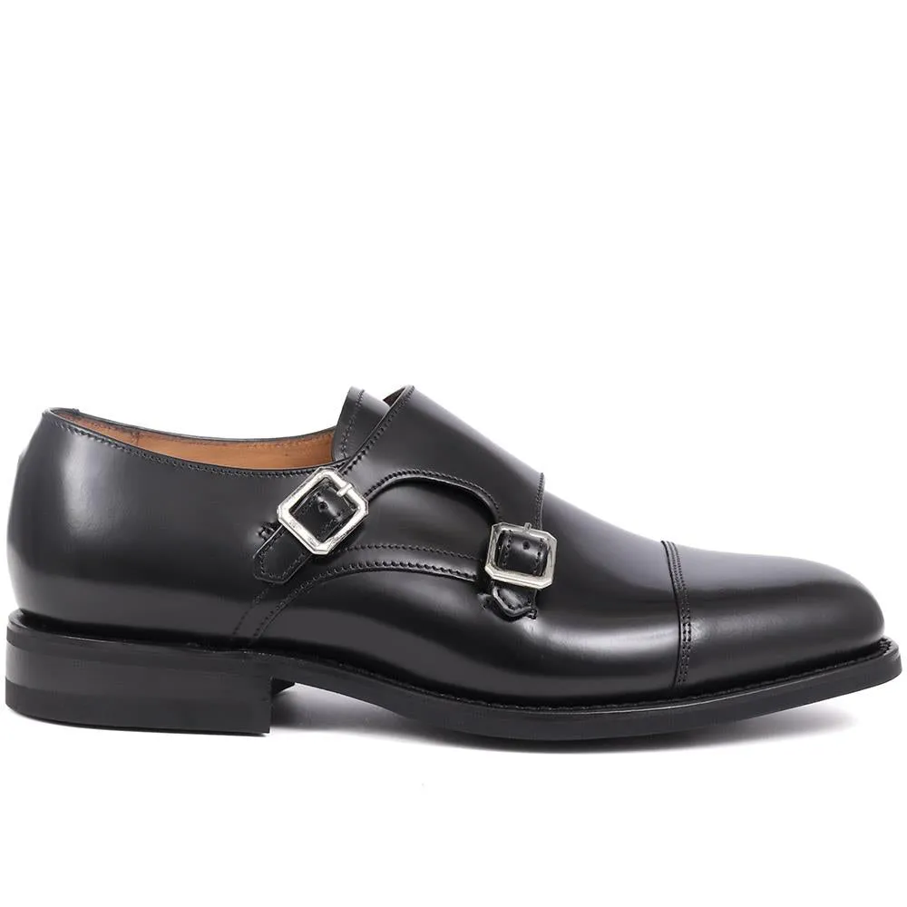 Ramsey1 Leather Monk Strap Shoes - RAMSEY1 / 325 002 sold by Jones Bootmaker