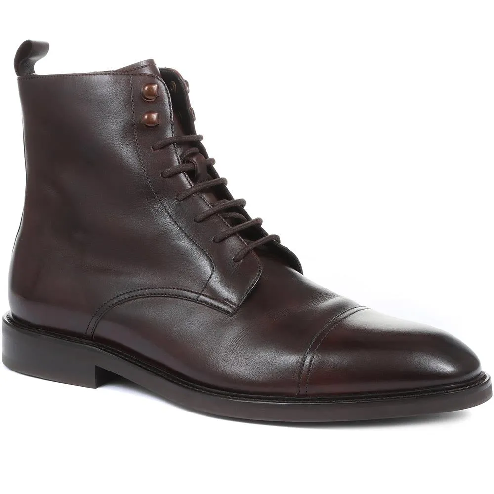 Deighton Faux Shearling Lace-up Boots - DEIGHTON / 319 220 sold by Jones Bootmaker product image thumbnail 4